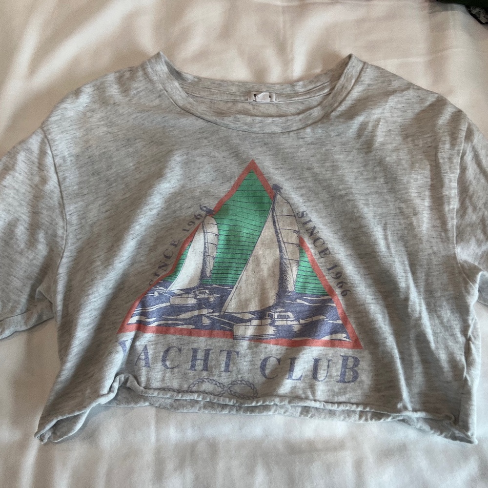 Garage crop top
